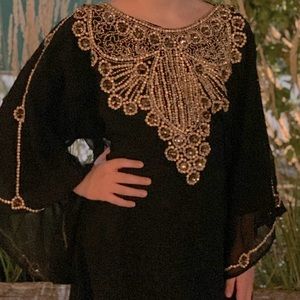 Girls kaftan abaya